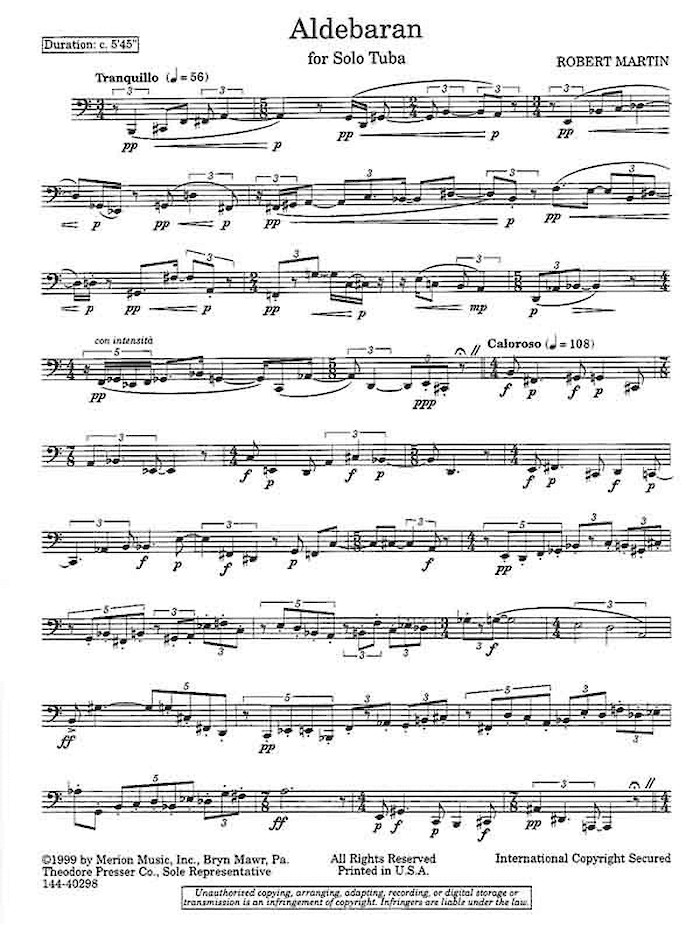 Score excerpt